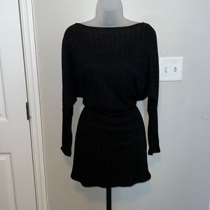 Mini Sweater Dress, off the shoulder